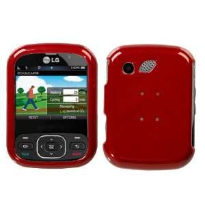 LG LN240 (Remarq), MN240 (Imprint), Solid Red Phone Protector Cover