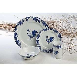 Blue Rooster Toile 16pc dinner set  Lynns For the Home Dishes, Linens 