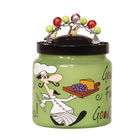   of 2 Embellished Chef Pierre Sangria Bordeaux Scented Jar Candles