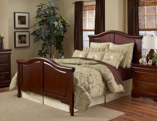 CLOSEOUT Nelson KING Cherry Wood Headboard & Footboard with Optional 