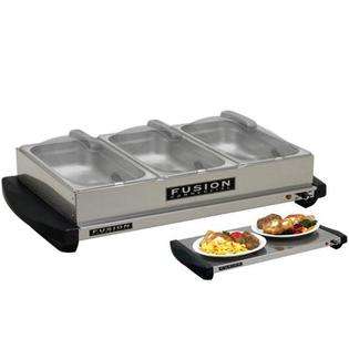 Fusion Commercial Triple Buffet Server & Warmer 