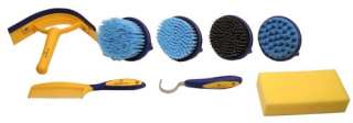 Best Rated Derby Comfort Premium Horse Grooming Kit 9 Items Set Blue 