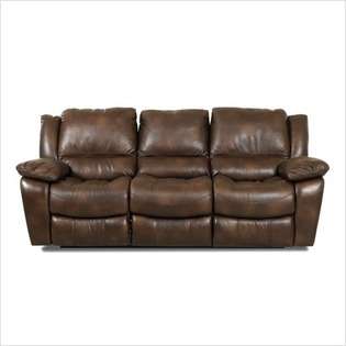 Klaussner Furniture Rafferty Reclining Sofa in Idaho Brown at  