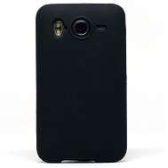 Black Soft Skin Case Gel Silicone Rubber Cover for AT&T HTC Inspire 4G