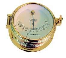 Five Inch Brass Marine Clinometer  