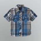 this soft shirt has a classic striped pattern and short sleeves