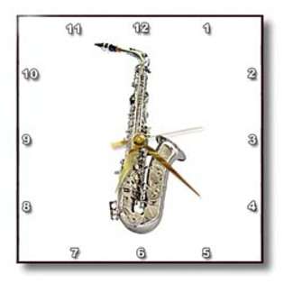  Saxophone   Wall Clocks  3dRose LLC For the Home Wall Decor Clocks
