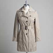 Marvin Richards Womens Mid Length Trench Coat 