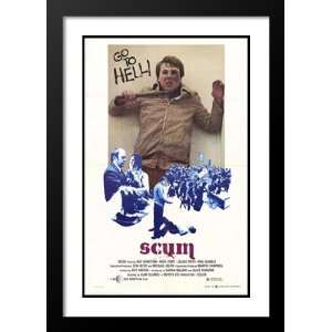  Scum 20x26 Framed and Double Matted Movie Poster   Style A 