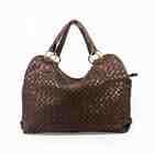 Blancho Bedding Coffee Double Handle Leatherette Satchel Bag Handbag 