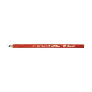  General Pencil Charcoal Drawing Pencils 2/Pkg 6B; 6 Items 