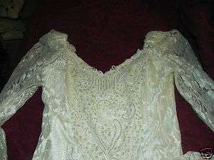 Jessica McClintock BRIDAL GOWN Formal Wedding Dress Size 8  