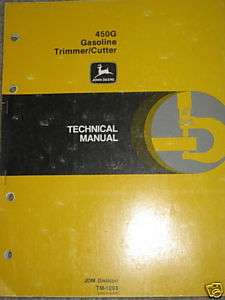 JOhn Deere 450G String Trimmer Service Repair Manual  
