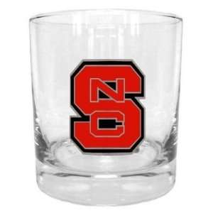 North Carolina State Wolfpack Rocks Glass   NCAA College 