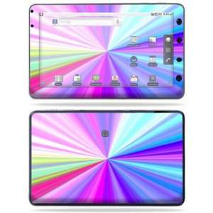   Decal Cover for ViewSonic ViewPad 7 Tablet Rainbow Zoom Electronics