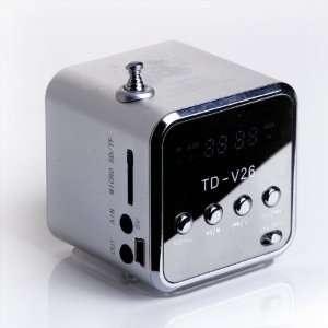  TD V26 Portable Mini Digital Speaker with Micro SD / TF 