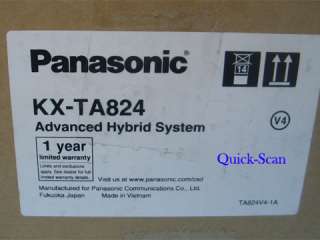 Panasonic KX TA824 Hybrid Phone System, Upgrade TA624  