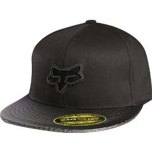 Fox Racing Other Side 210 Fitted Mens Flexfit Sportswear Hat   Black 