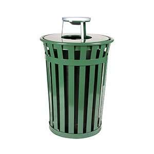  Witt M3601 AT Round Outdoor Waste Container   36 Gallon 