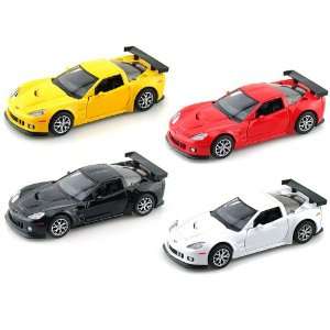  Set of 4   Chevy Corvette C6 R 1/36 Toys & Games