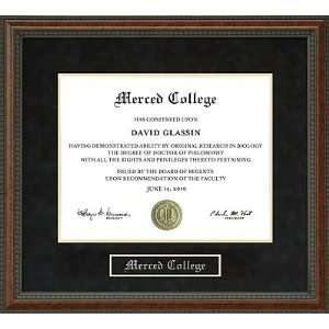 Merced College Diploma Frame 