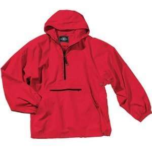 Charles River Pack N Go Pullover Jacket 9904 RED Size Medium Water 