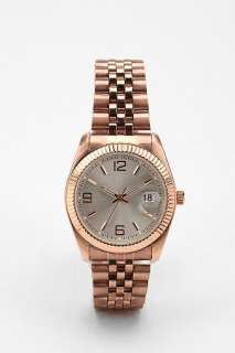 Rose Gold Menswear Watch   Urban Outfitters