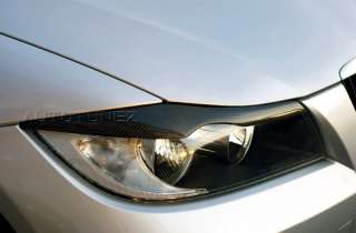 Carbon Fiber Eyelid Eyebrow BMW E90 E91 3 Series Beemer Car  