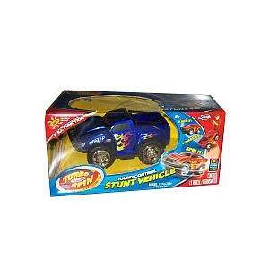    Turbo 5.5 inch Spin Stunt Radio Control Racer   Blue Toys & Games