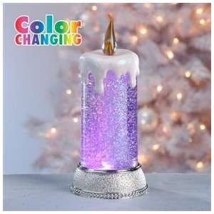  Swirling Glitter Color Changing Candle 