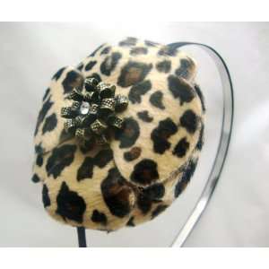  Animal Print Jaguar Flower Headband 