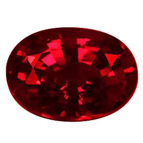 59ct Extraordinary Beautiful AAA Oval Vivid Red Ruby  
