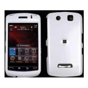 Hard Plastic White Phone Protector Case For BlackBerry Storm 9530 9500
