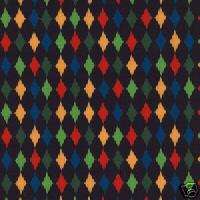 Michael Miller Play Diamond in Black Quilt Fabric 1yd  