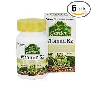  Source of Life Garden Vitamin K2 60 VegCap 6PACK Health 
