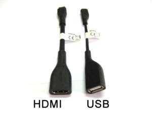 N8 Orignal MINI HDMI & Micro USB OTG Cable CA156 CA 157  