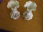 pair of vintage lefton china 839 miniature rose vases