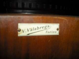   OF SIGNED VALABREGA ITALIAN VINTAGE ANTIQUE DESIGNER CABINETS  