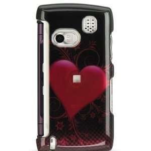  Samsung Comeback T559 Red and Black Carbon Fiber Heart 