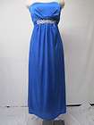   Plus Sz 1X/14W/16W Blue Beaded Sequin Formal/Prom Gown/Dress NWT SP