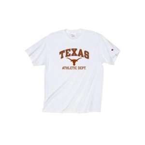 Texas T shirt   Texas Arched Over Longhorns Logo Athletic Dept.   By 
