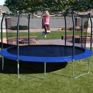  17 x15 Oval Trampoline and Enclosure Pad Color Red 