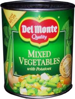 DEL MONTE MIXED VEGETABLES CAN SAFE FREE SHIP FREE GIFT  