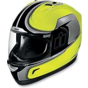  Icon Alliance Hi Viz Helmet   2X Large/Yellow Automotive