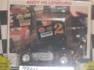 1993 ANDY HILLENBURG #2 STP++ (BLACK) 164 SPRINT CAR  