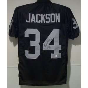 Bo Jackson Autographed/Hand Signed Los Angeles Raiders Size XL Jersey 
