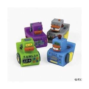  12 Robot Rubber Duckys Toys & Games