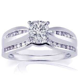   Wedding Rings Channel Set FLAWLESS Fascinating Diamonds Jewelry