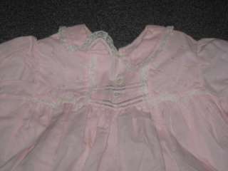 VINTAGE BABY GIRL DRESS HAND MADE BEAUTIFULL GREAT DETAIL  