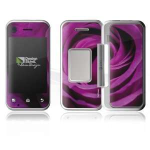  Design Skins for Motorola Backflip   Purple Rose Design 